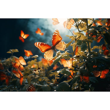Canvas with Butterflies